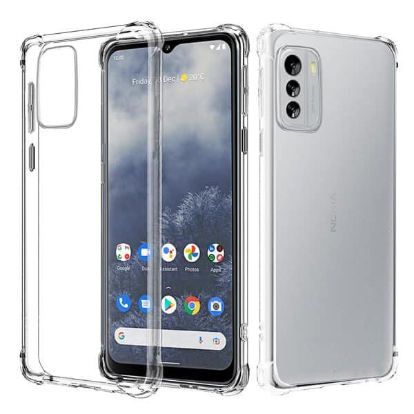 Nokia G60 5G Clear Case Shockproof Heavy Duty Gel Air Cushion Cover Nokia G60 5G Clear Case Shockproof Heavy Duty Gel Air Cushion Cover